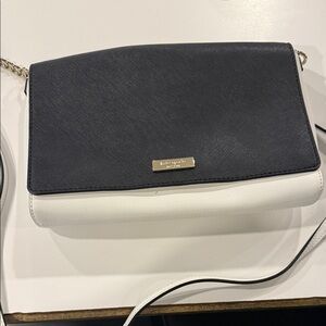 Kate Spade Black and Cream Crossbody Bag